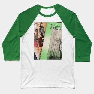 Josephine Baker Cover Girl Baseball T-Shirt